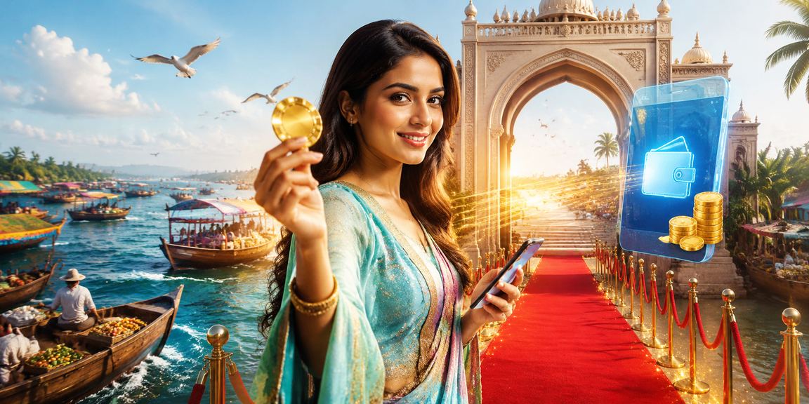 বরিশালে সমুদ্র সৈকতে মোবাইলে ডিপোজিট করছেন একজন খেলোয়াড়