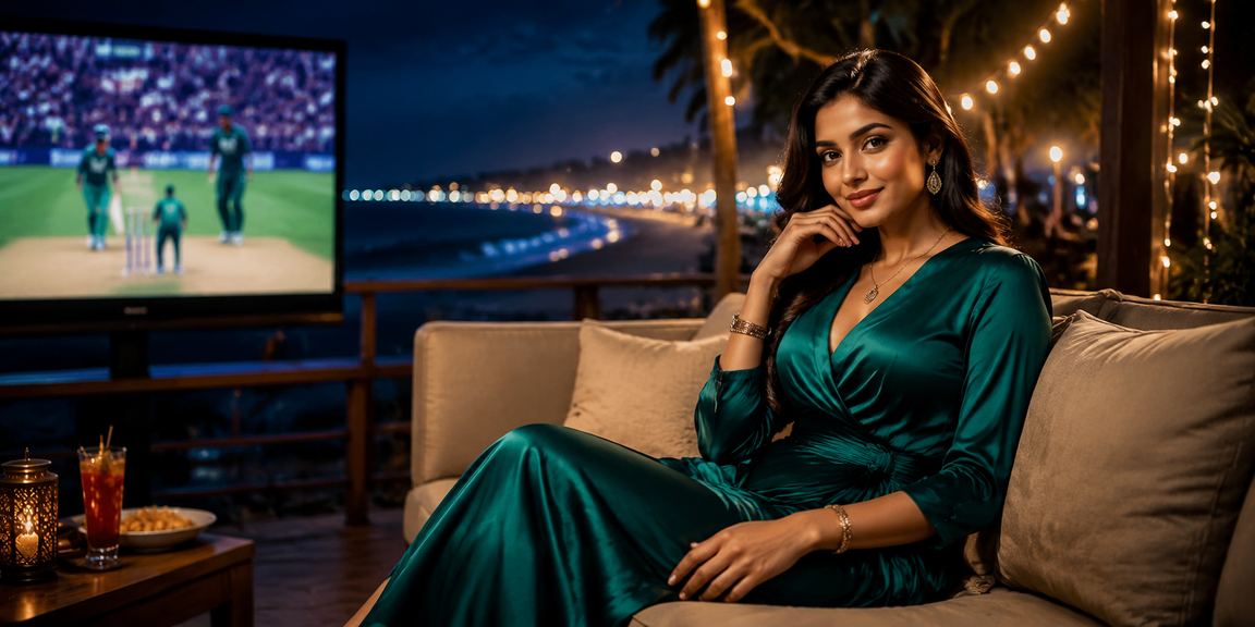 কক্সবাজার সমুদ্র সৈকতে ক্রিকেট বেটিং উপভোগ করছেন একজন খেলোয়াড়