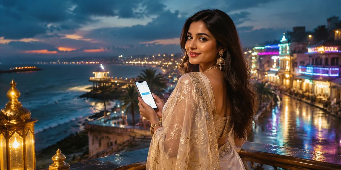 নারায়ণগঞ্জে মোবাইলে ডিপোজিট করছেন একজন বাংলাদেশি নারী