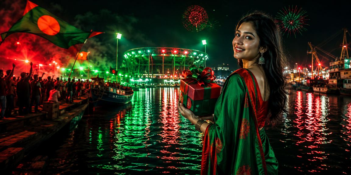 নারায়ণগঞ্জে লাল সবুজ রঙের বোনাস অফার উপভোগ করছেন একজন খেলোয়াড়
